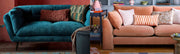 How to style a blue living room without feeling cold