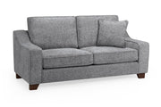 Nebraska Grey Slate Fabric Upholstered 3 Seater Sofa Contemporary Living Room Sofa