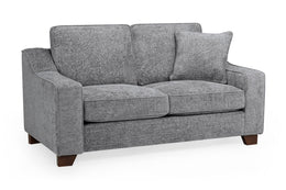 Nebraska Grey Slate Fabric Upholstered 2 Seater Sofa Contemporary Living Room Sofa