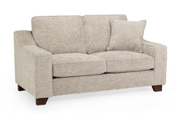 Nebraska Stone Fabric Upholstered 2 Seater Sofa Contemporary Living Room Sofa