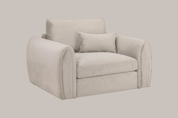 Mirabel Brown Mocha Velvet Armchair Luxury Upholstered Living Room Chair